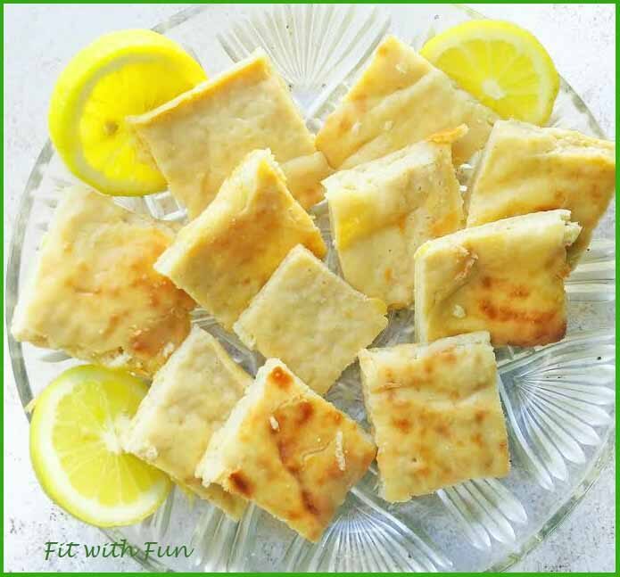 Brownie fit al limone e avena di erika lombardi
