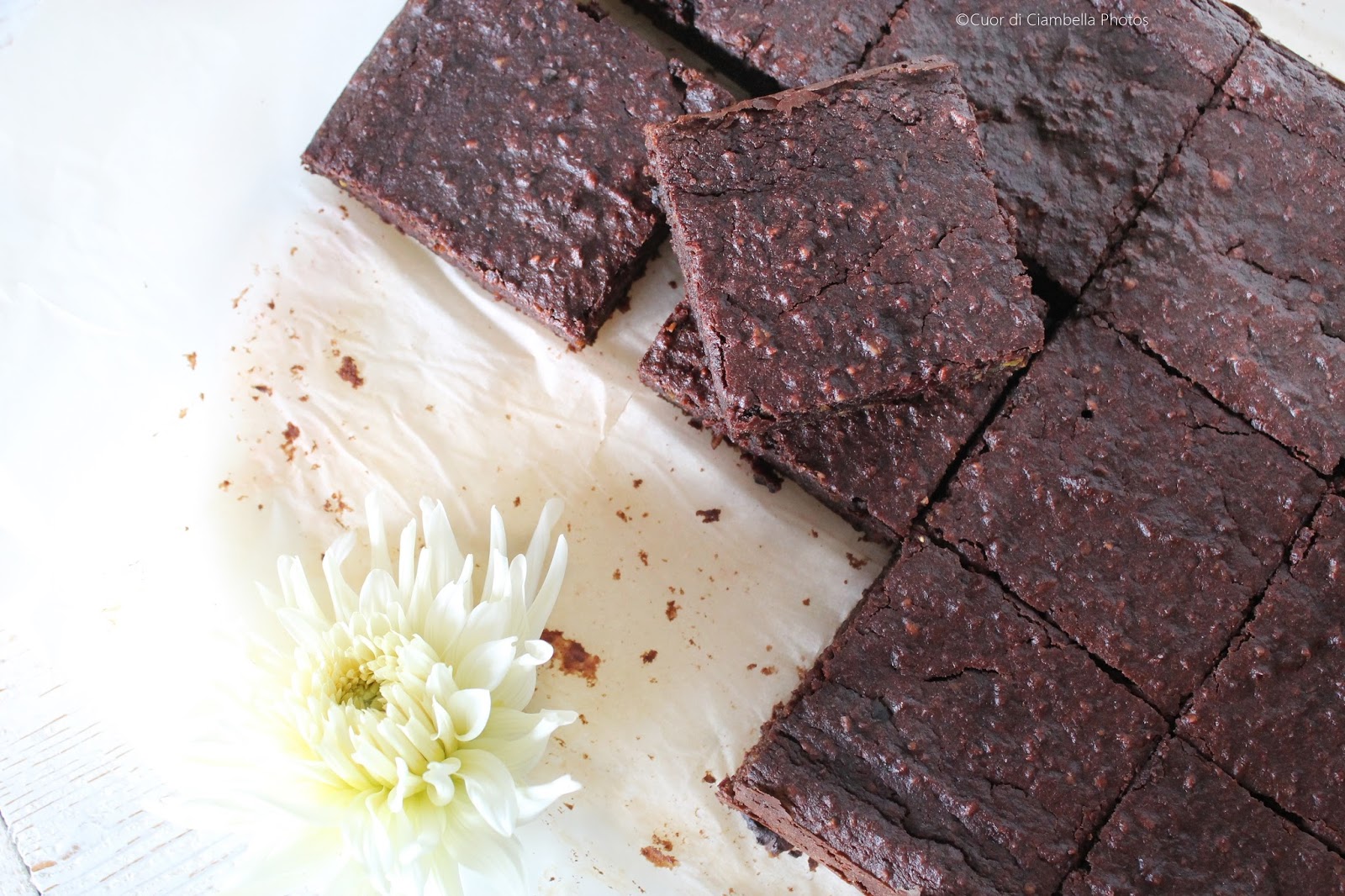 Brownie rapa rossa e cacao di marco bianchi