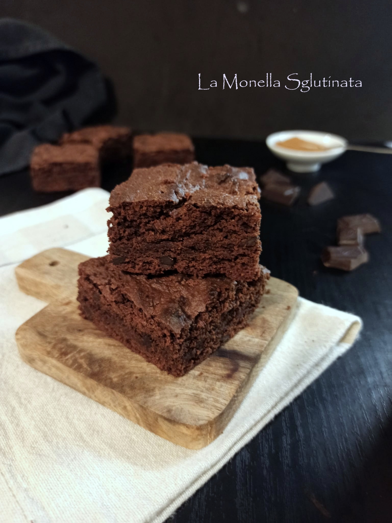 Brownies al burro di arachidi senza glutine