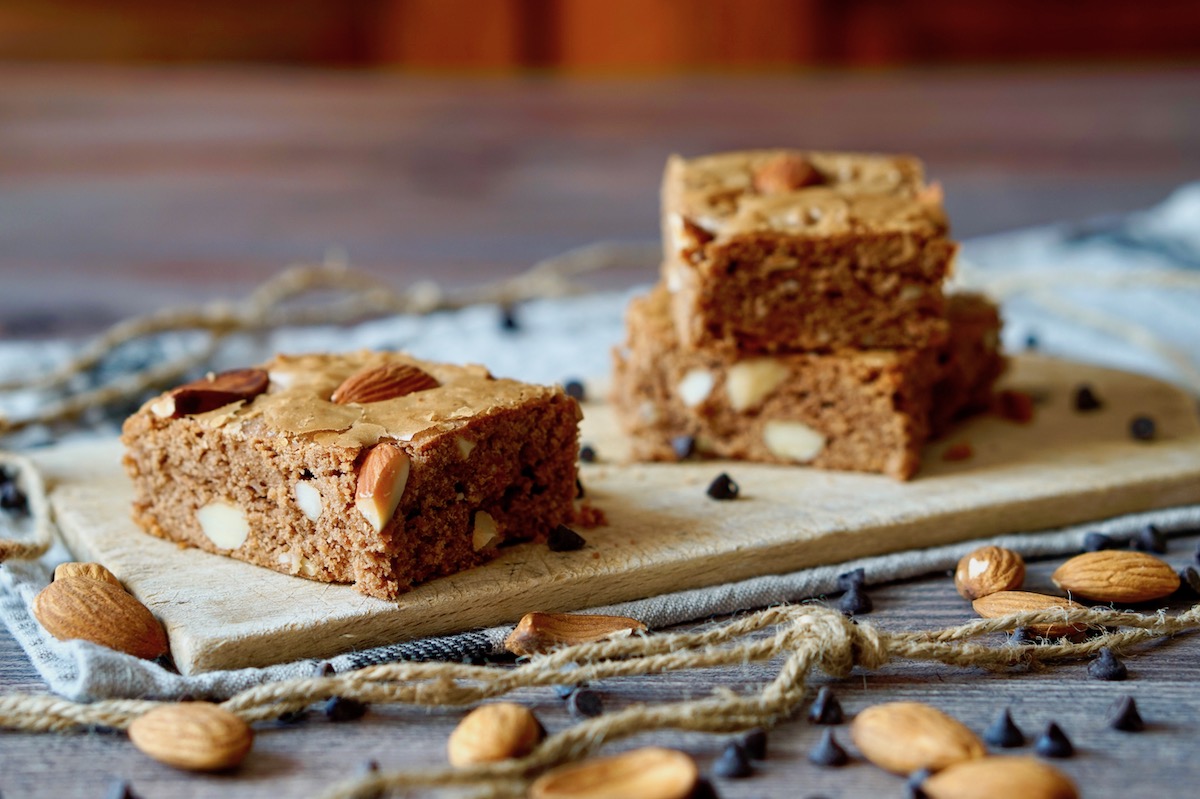 Brownies al Cioccolato al Latte e Mandorle
