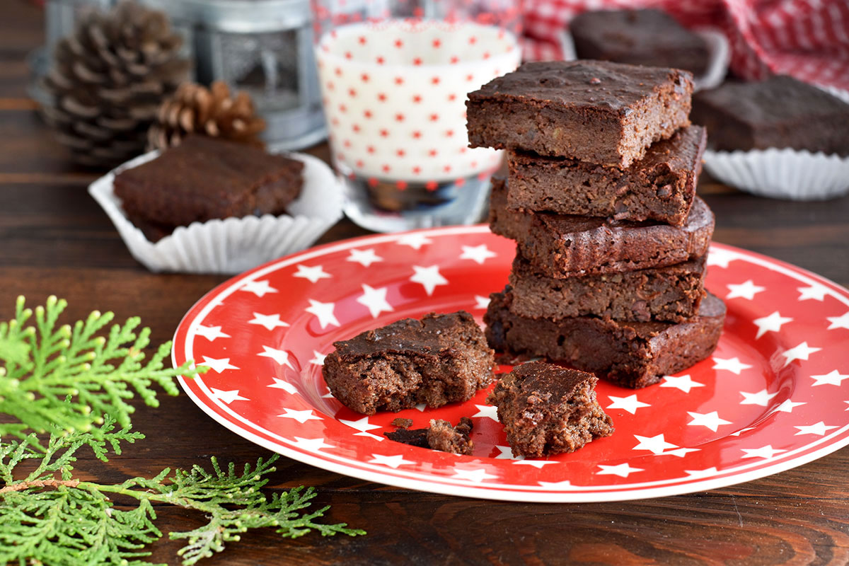 Brownies al cioccolato e avocado