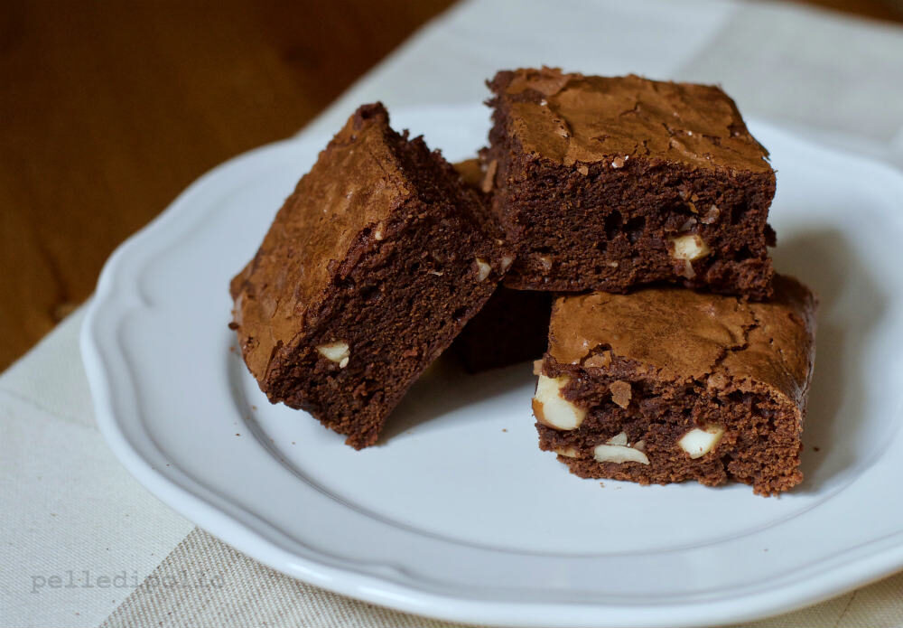 Brownies al cioccolato e nocciole
