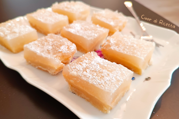 Brownies al limone