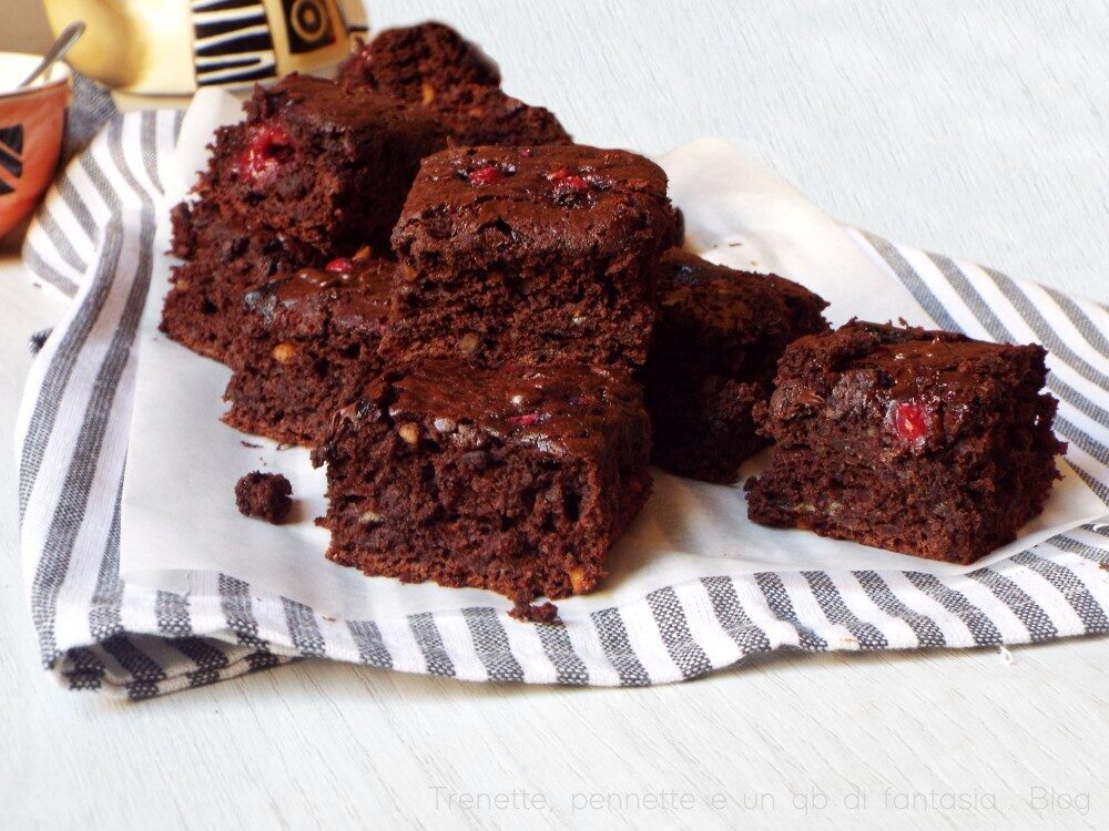 Brownies alla banana sofficissimi