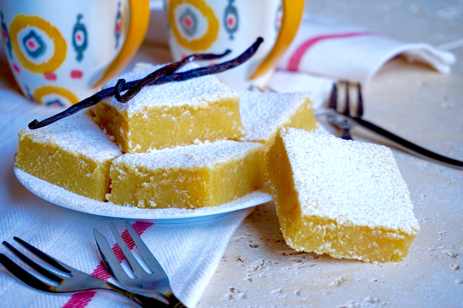 Brownies alla vaniglia