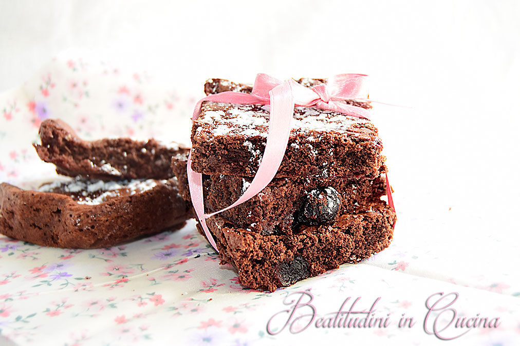 Brownies all’amarena