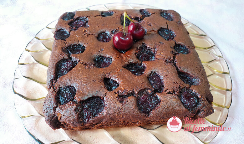 Brownies alle ciliegie