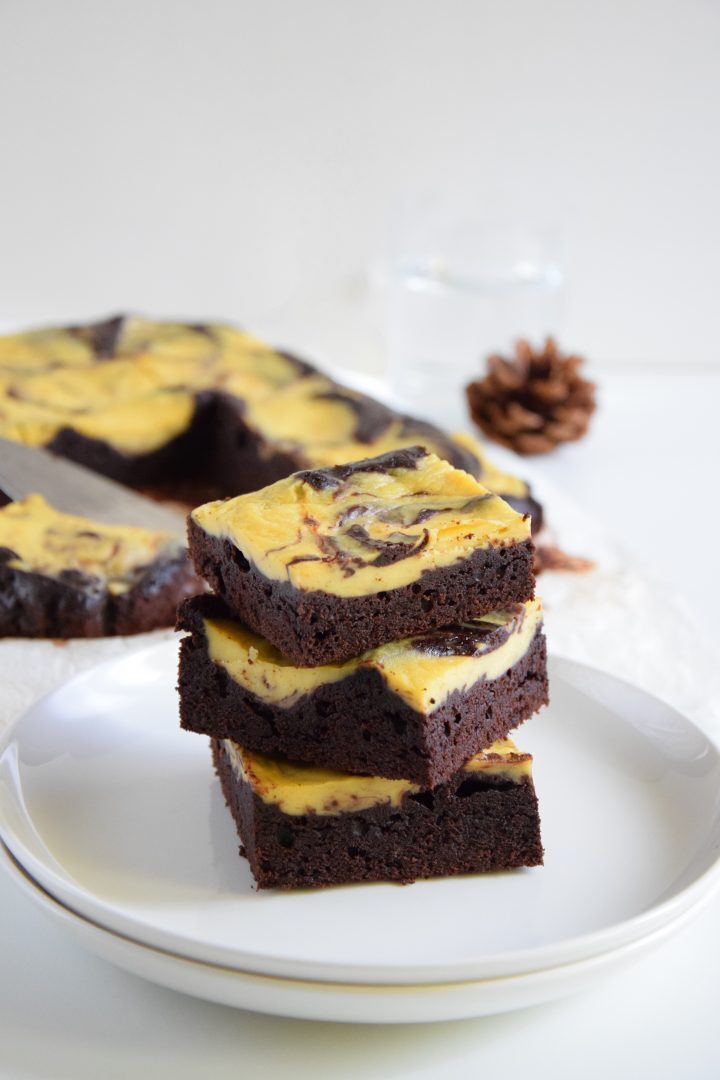 Brownies cheesecake alla crema di whisky