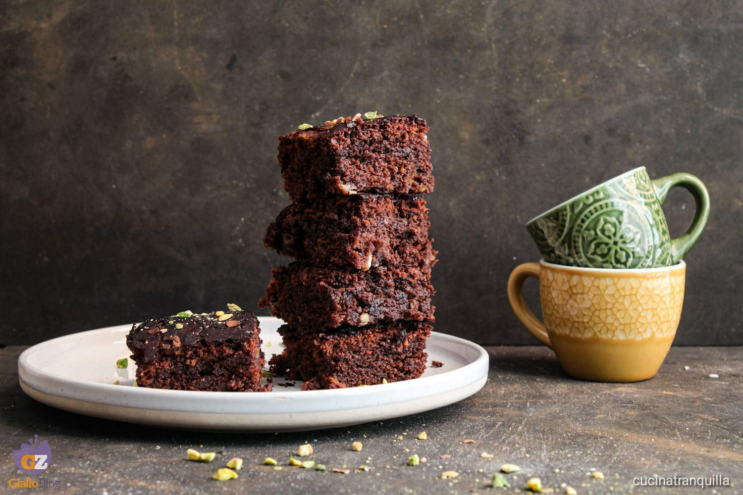 Brownies cioccolato fondente e caffè