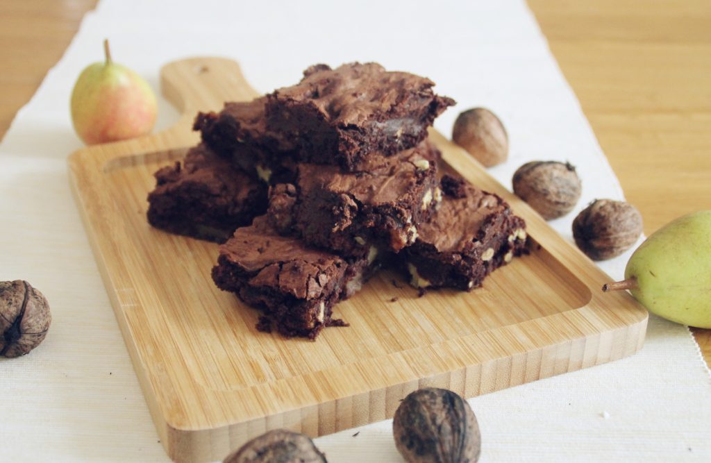 Brownies noci e pere