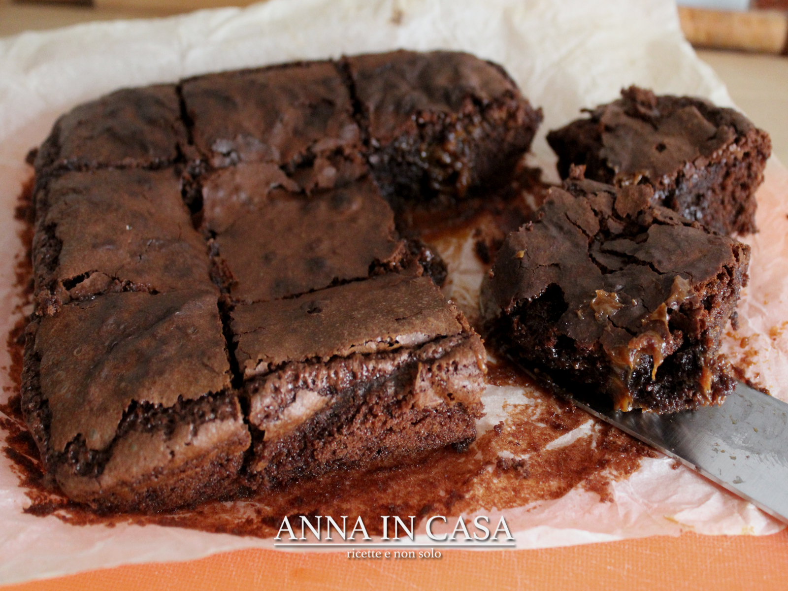Brownies veloci alla crema di nocciole -nutella