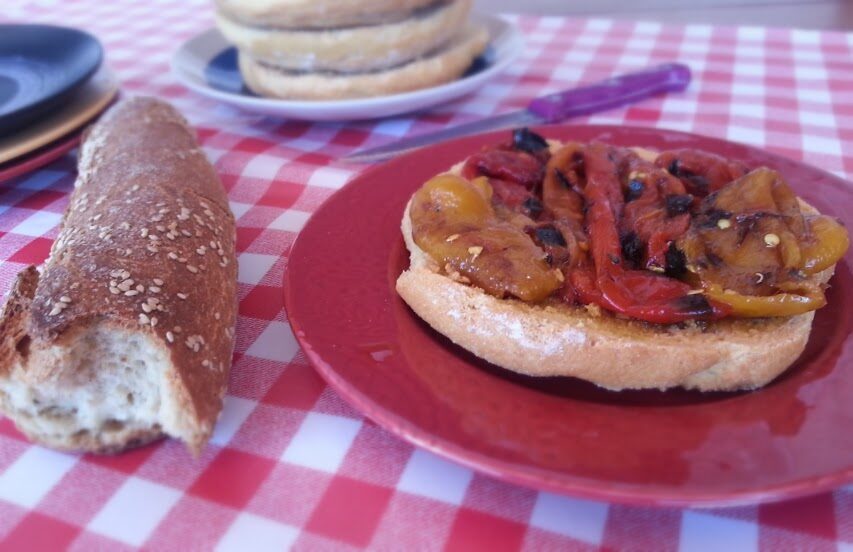 Bruscetta al peperone grigliato