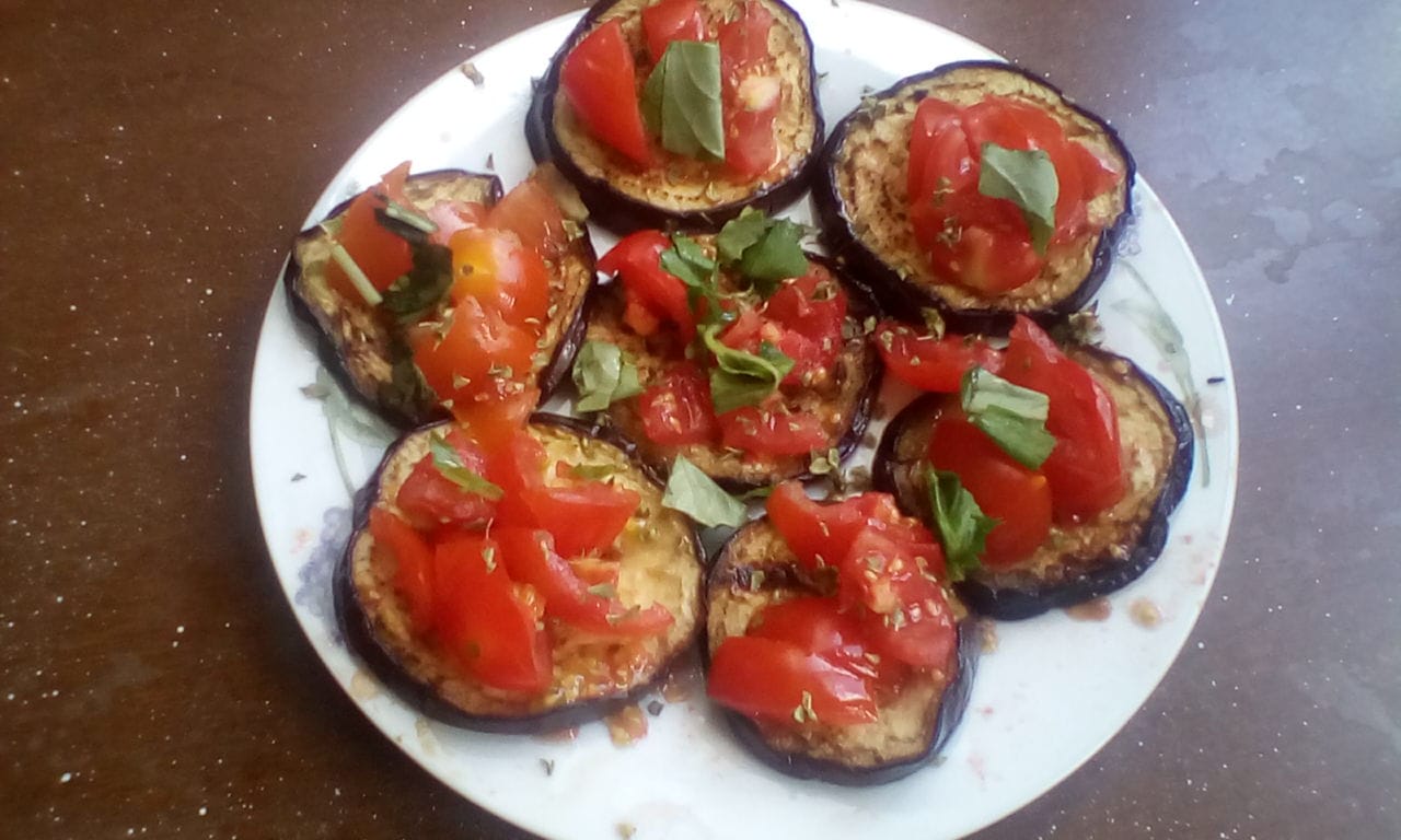 Bruschetta di melanzane