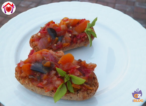 Bruschetta di ratatouille