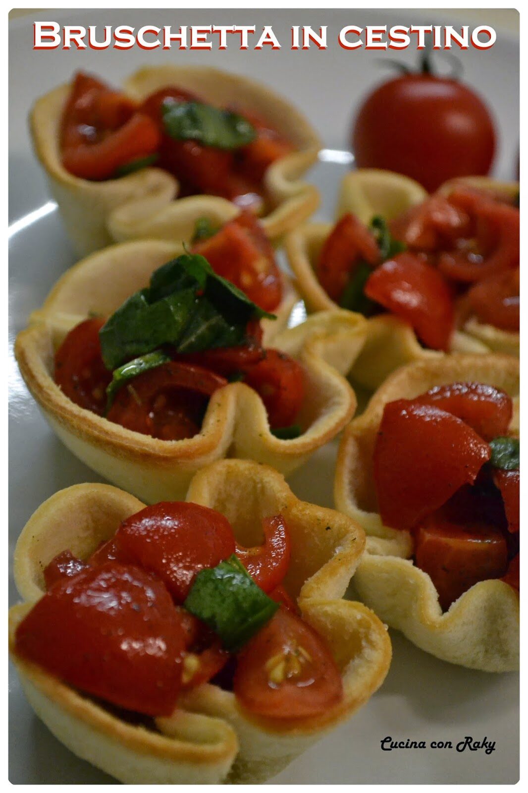 BRUSCHETTA IN CESTINO