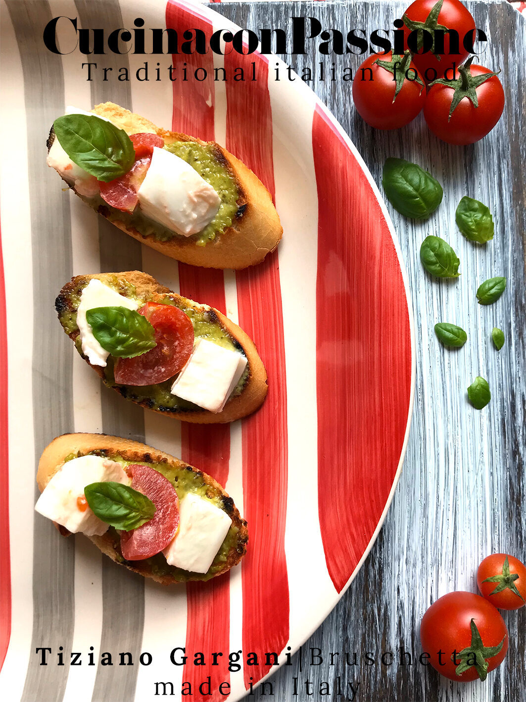 Bruschetta made in italy