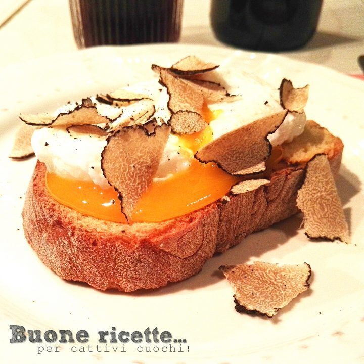 Bruschetta uovo e tartufo