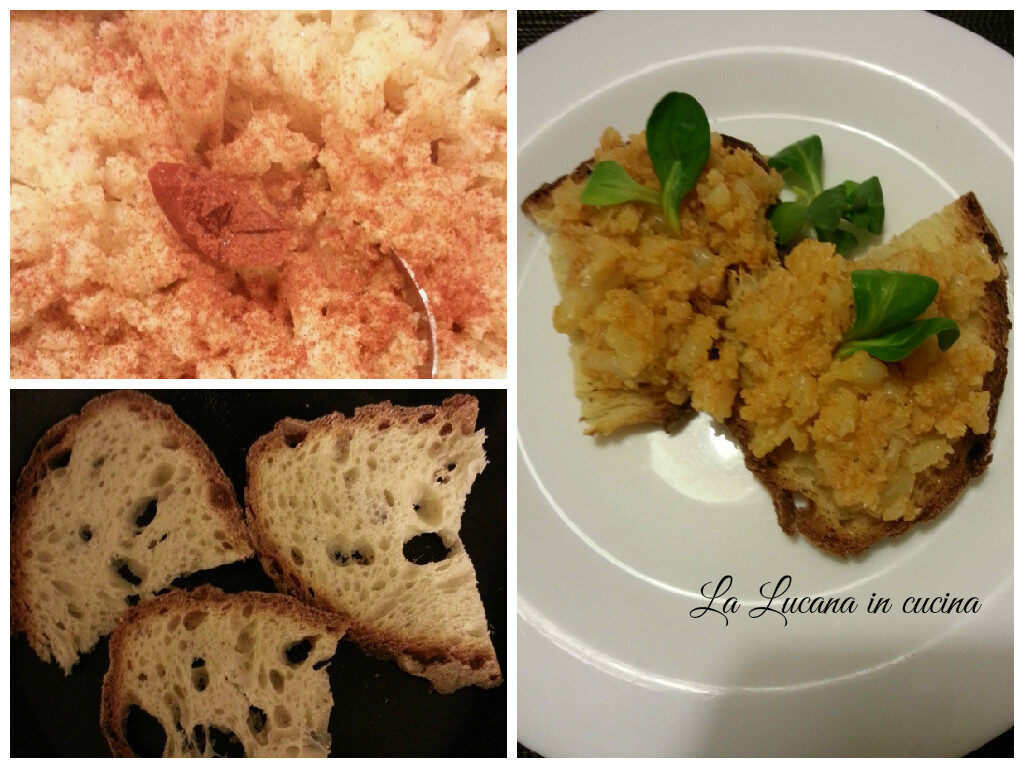Bruschette di cavolfiore alla paprika