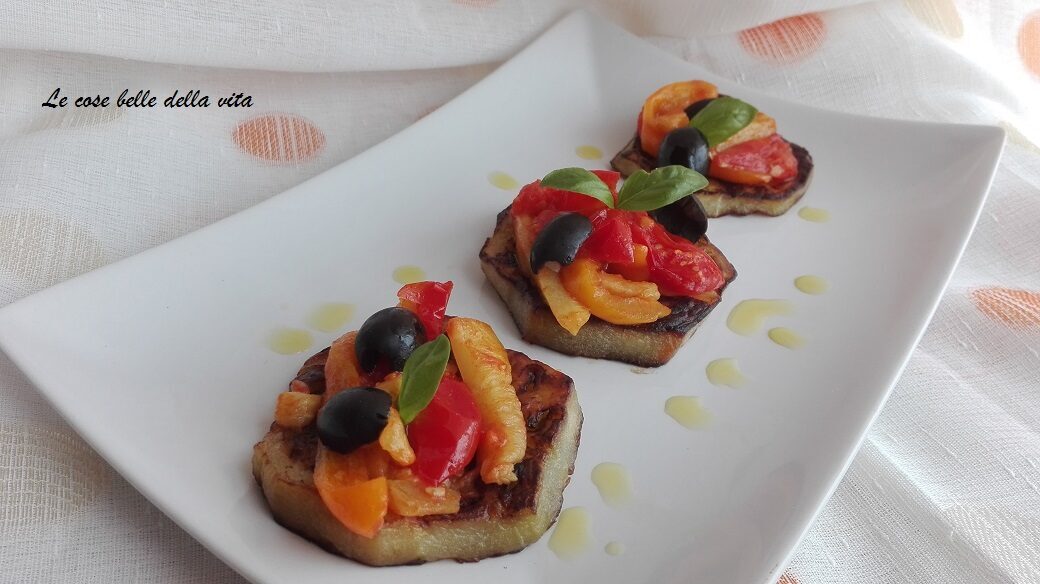 Bruschette di melanzane