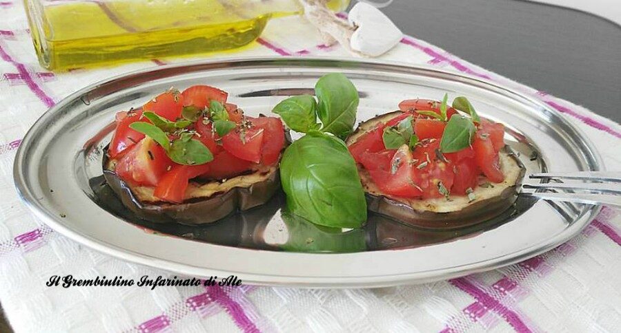 Bruschette di melanzane