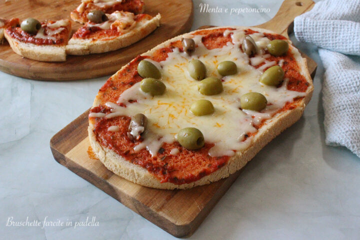 Bruschette farcite in padella