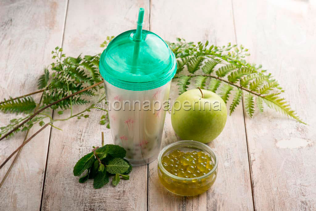 Bubble tea alla mela verde, un classico taiwanese