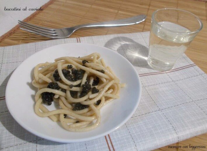 Bucatini al caviale