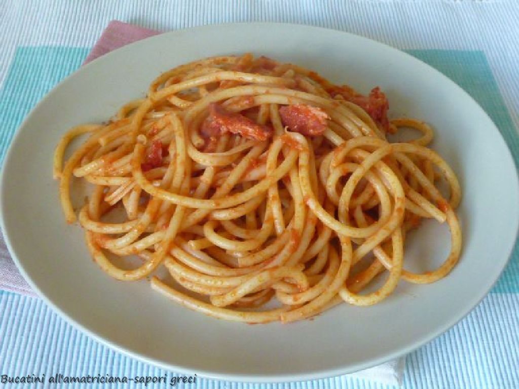 Bucatini all’amatriciana