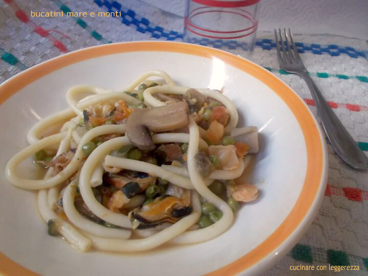 Bucatini mare e monti