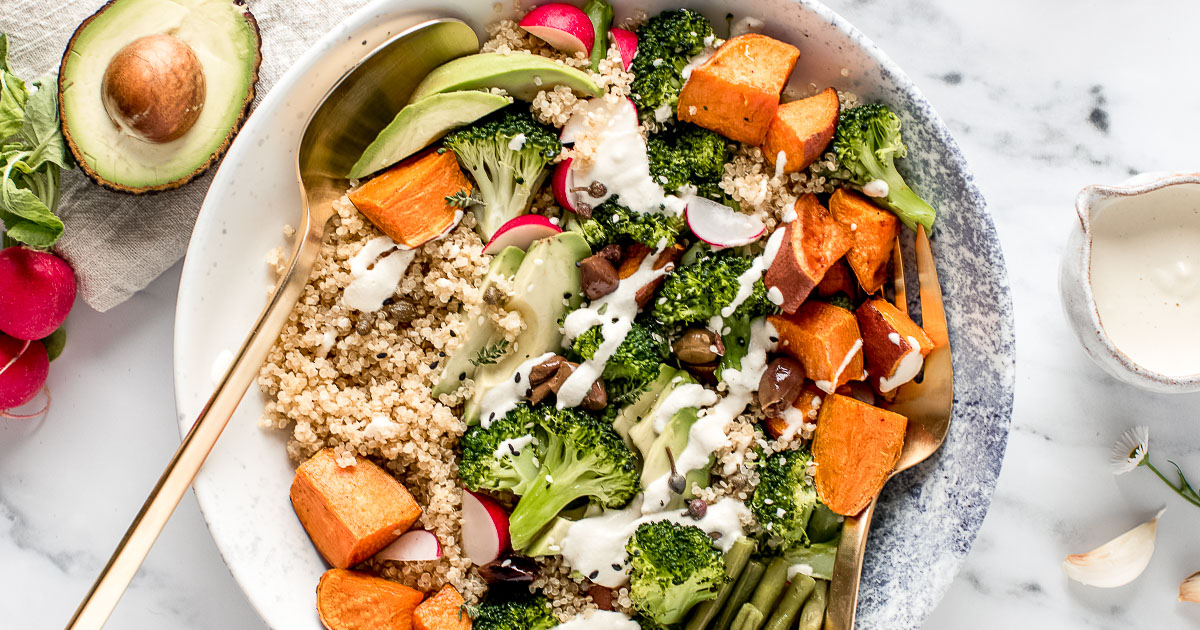 Buddha bowl quinoa e broccoli | sweet potato broccoli buddha bowl