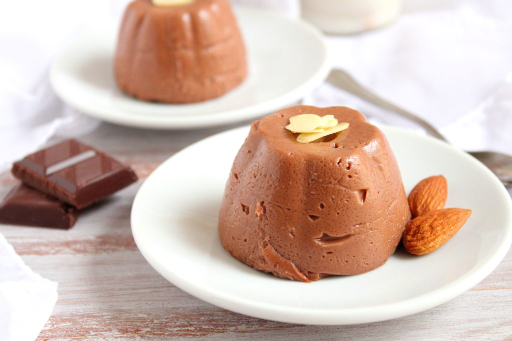 Budino al cioccolato e mandorla (vegan)