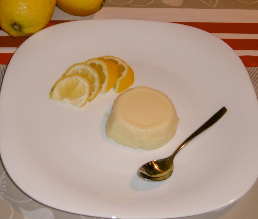 Budino al profumo di limone