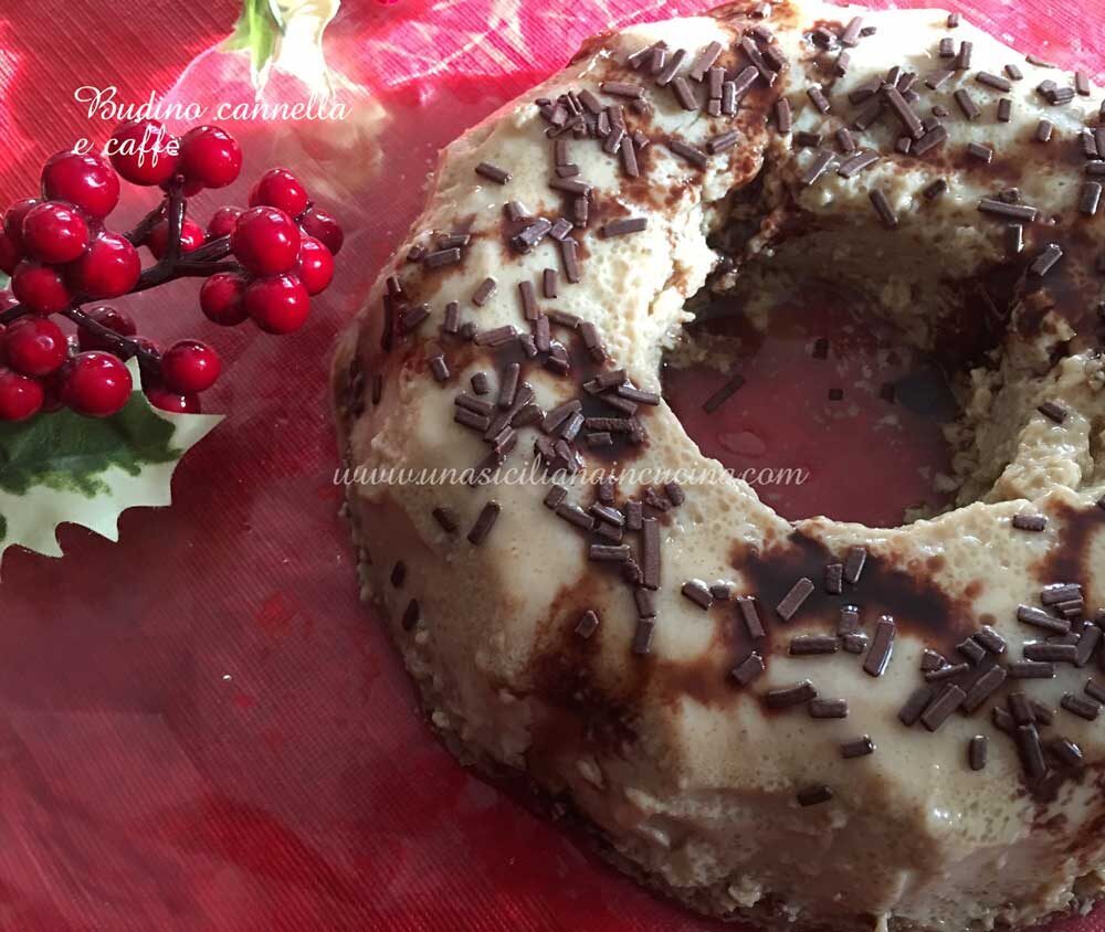 Budino alla cannella e caffè