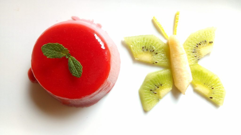 Budino alle fragole