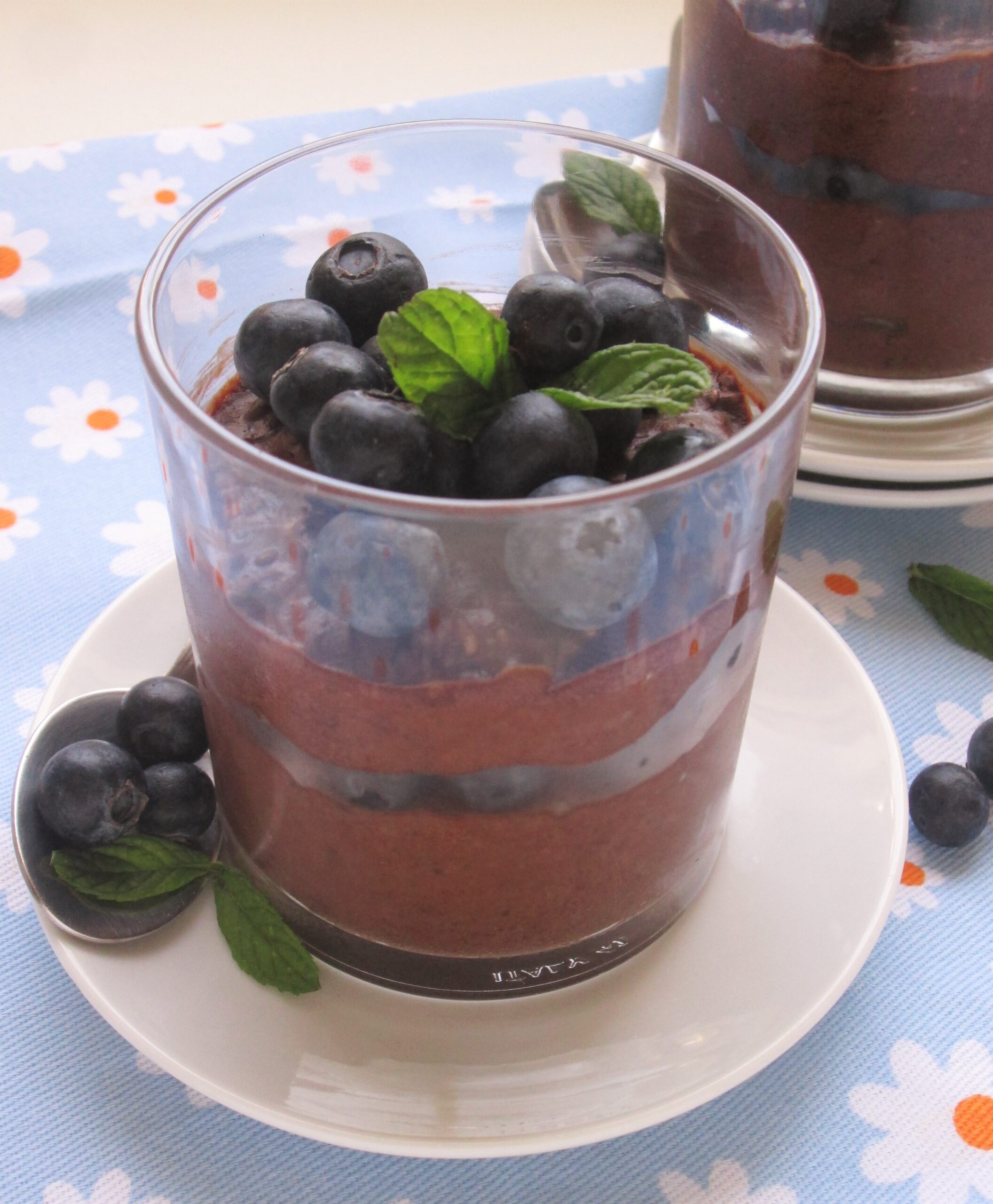 Budino banana e cioccolato