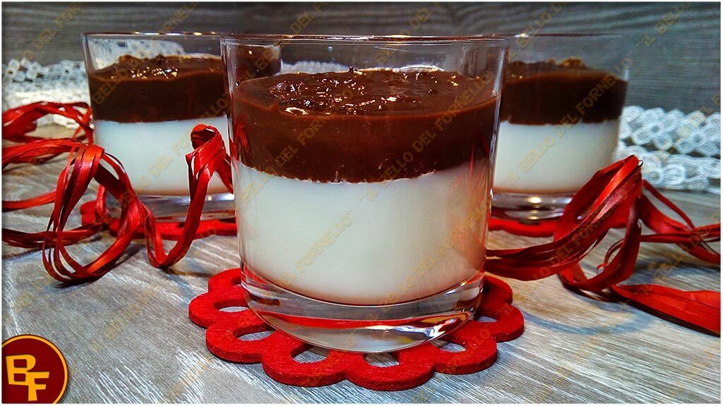 Budino cacao e cocco fatto in casa