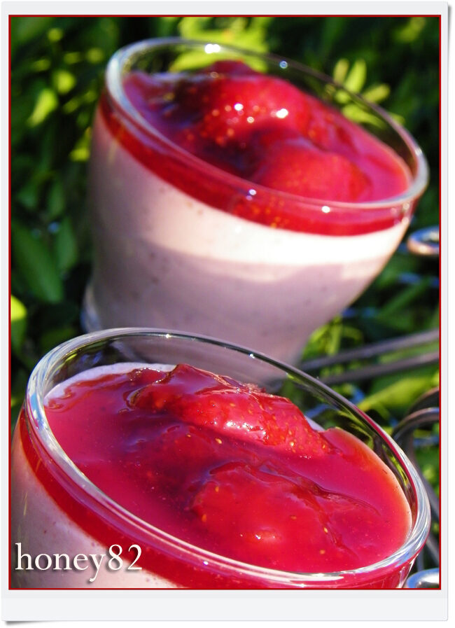 Budino di fragole