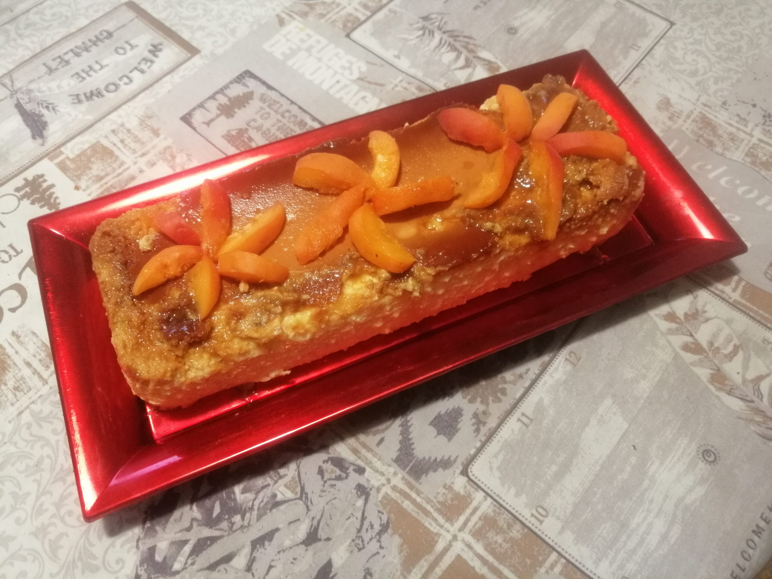 Budino di ricotta e albicocche