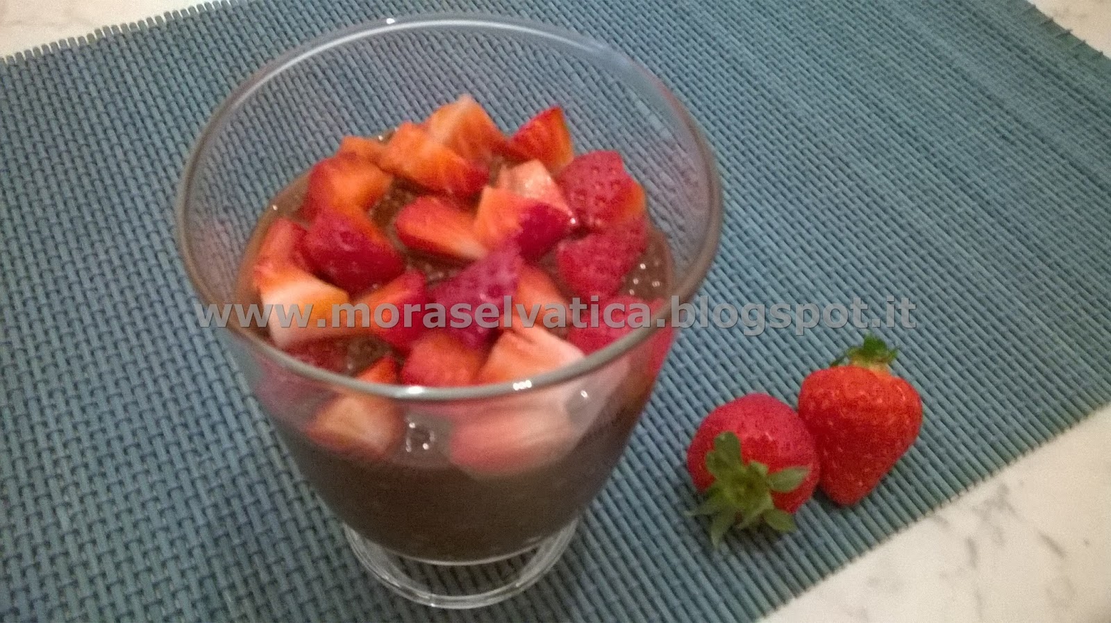 Budino di semi di chia al cacao