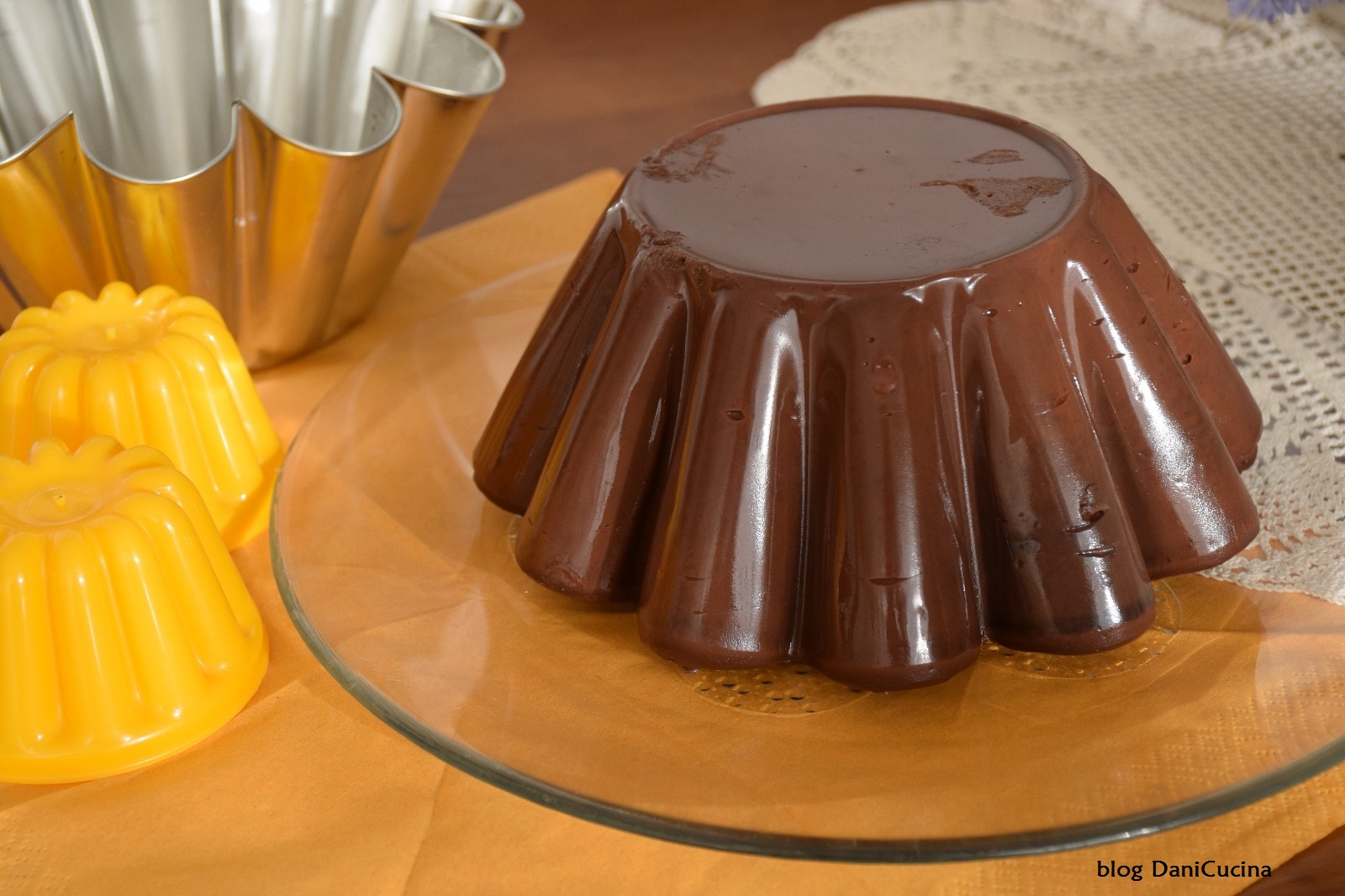 Budino fatto in casa al cacao senza preparati