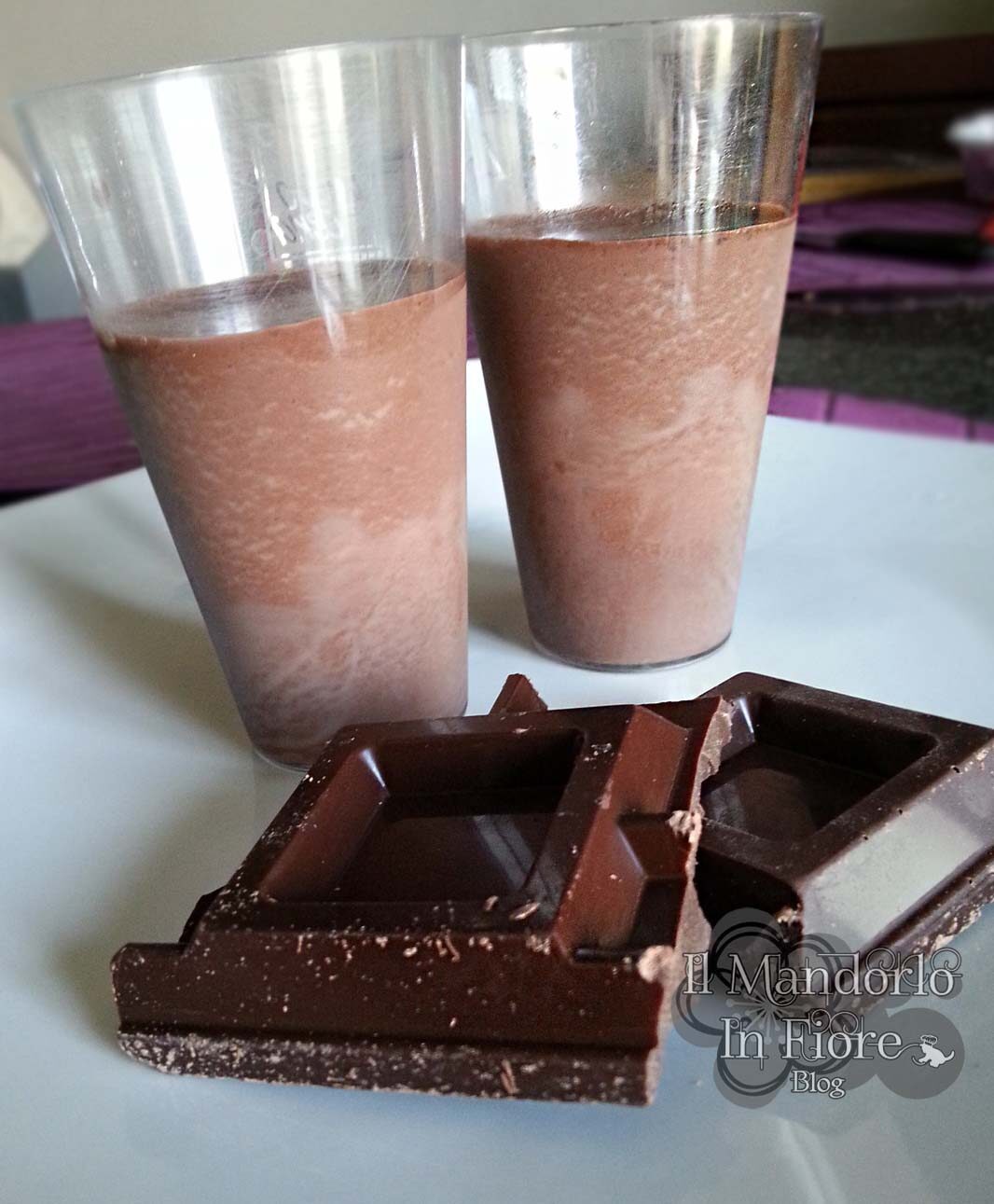 Budino veloce al cioccolato