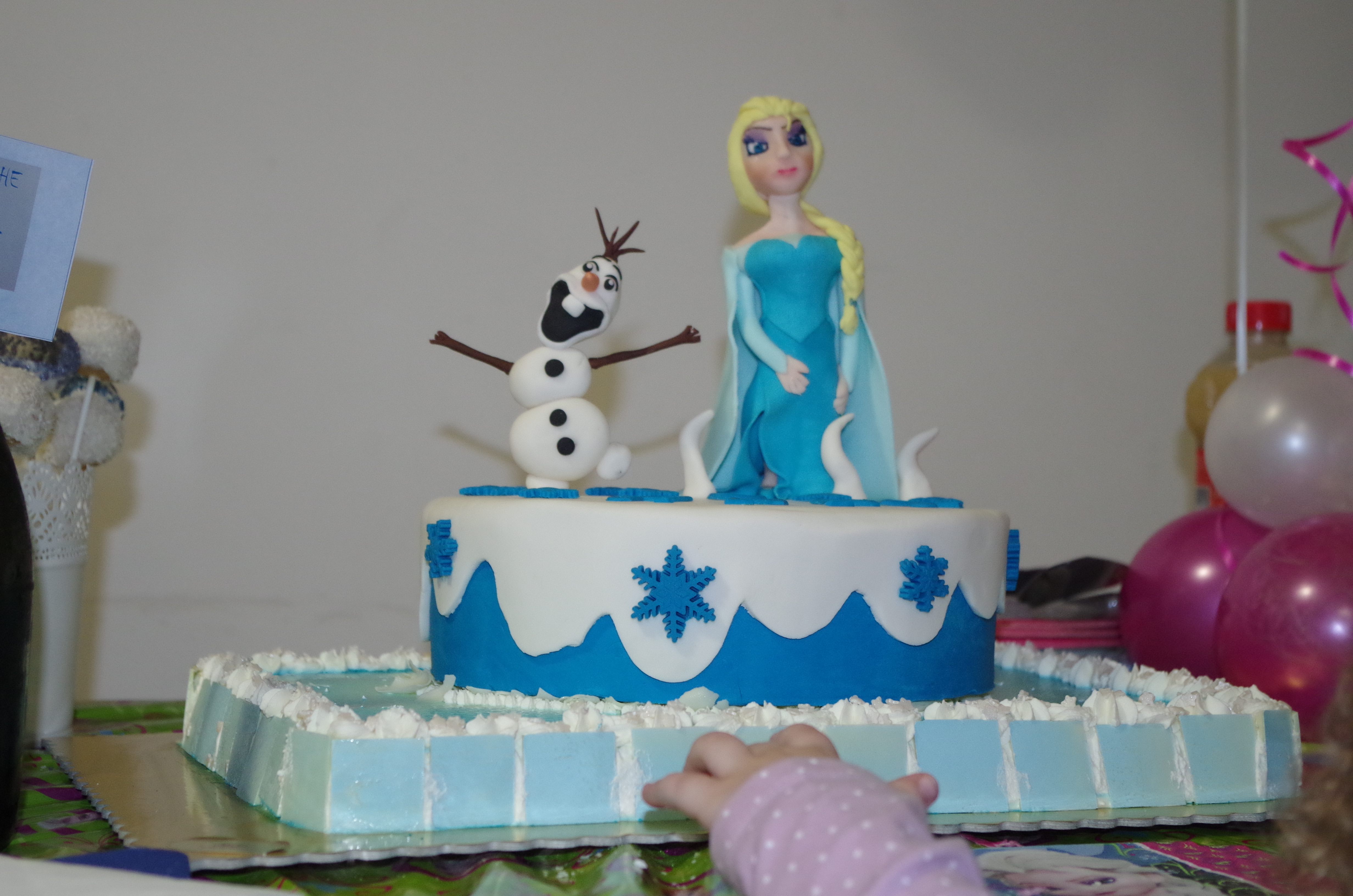 Buffet di compleanno a tema frozen
