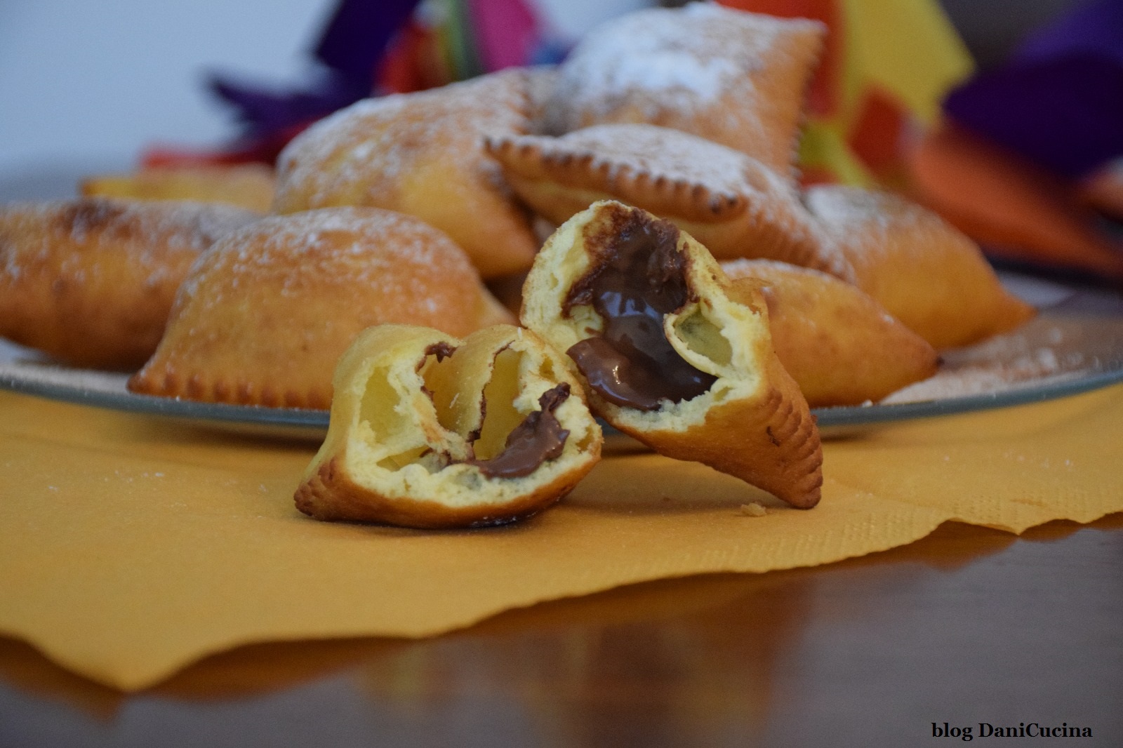 Bugie ripiene di nutella