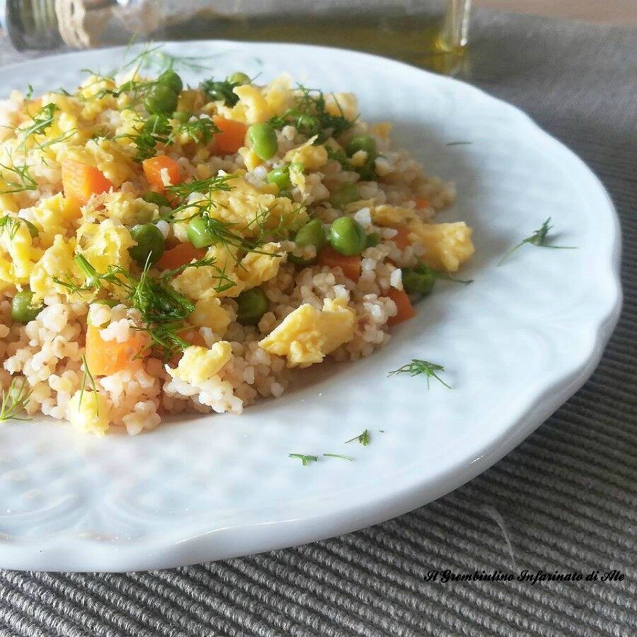 Bulgur alla cantonese
