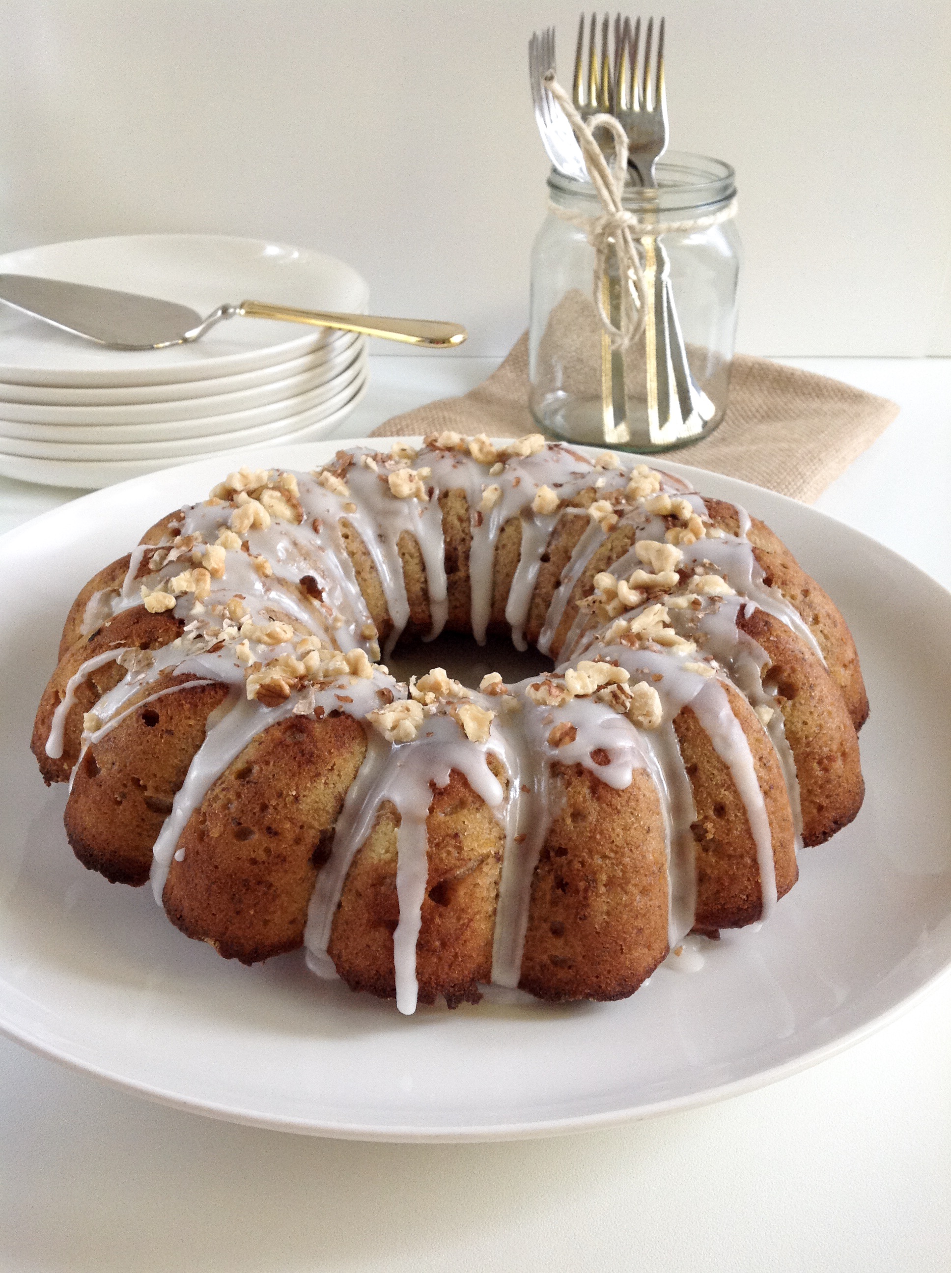 Bundt cake alle carote e banane