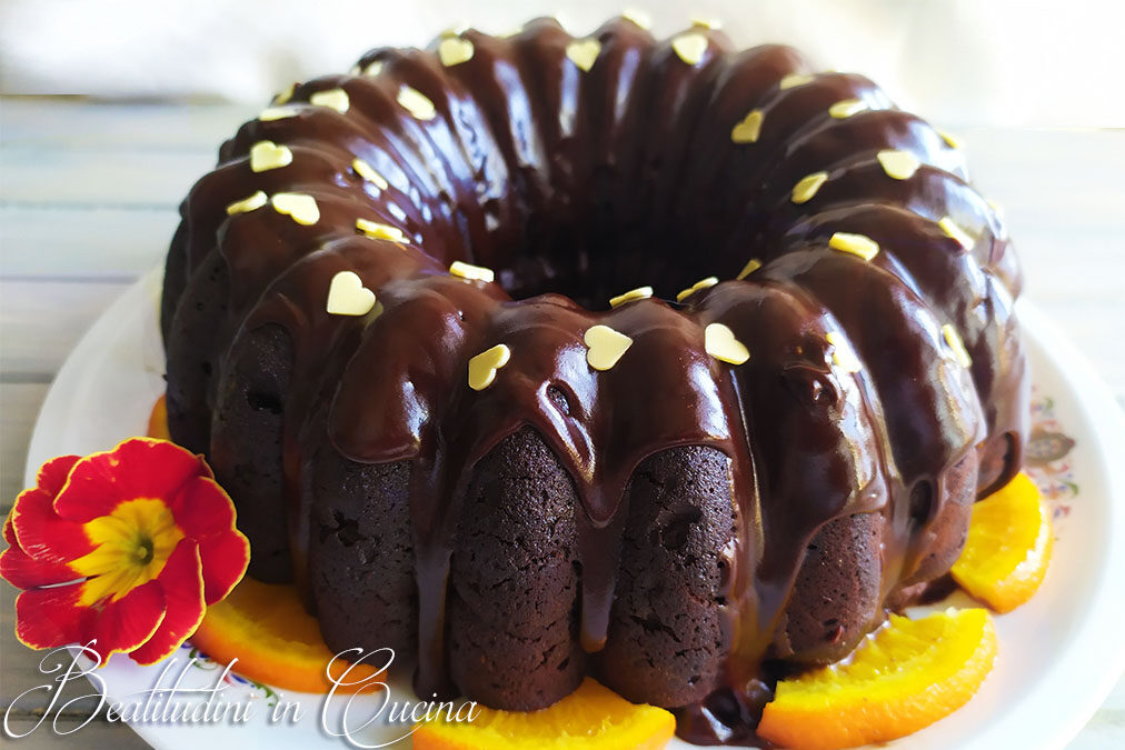 Bundt cake cioccolato e arancia