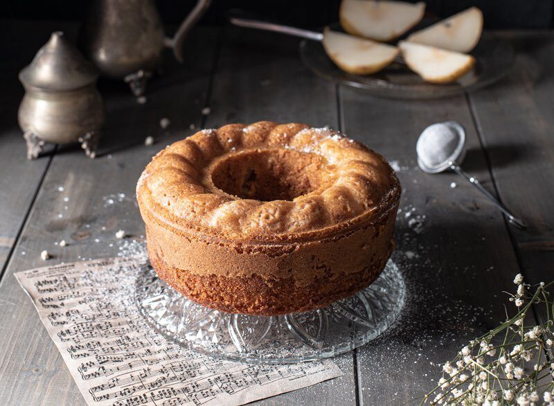 Bundt cake o ciambella alle pere