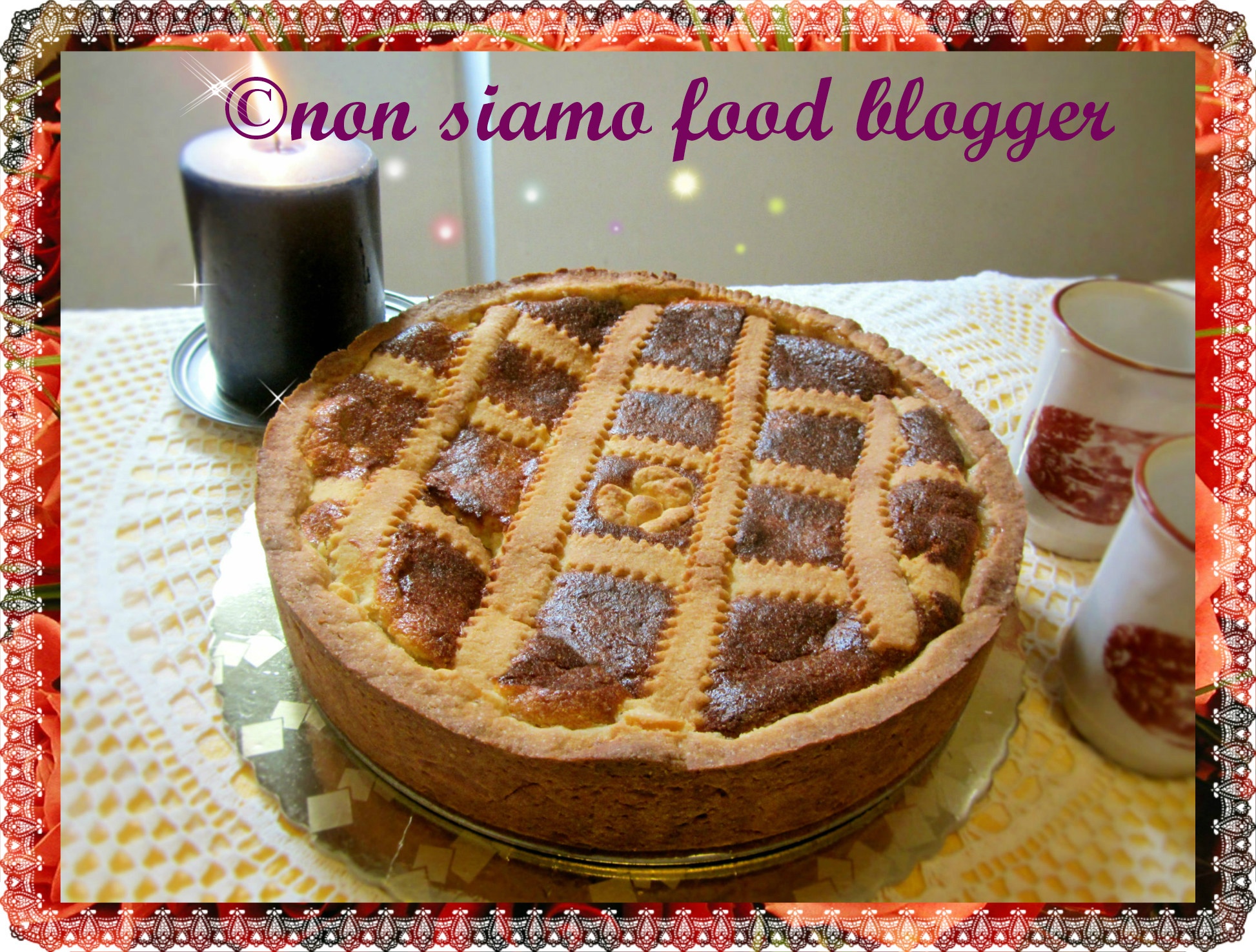 Buona pasqua (partenopea) con la pastiera napoletana