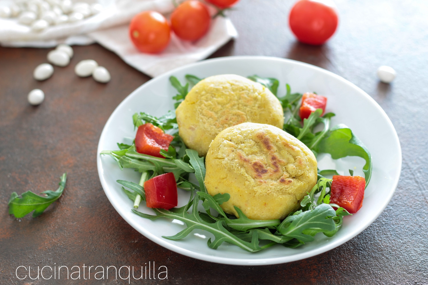 Burger di cannellini e curry