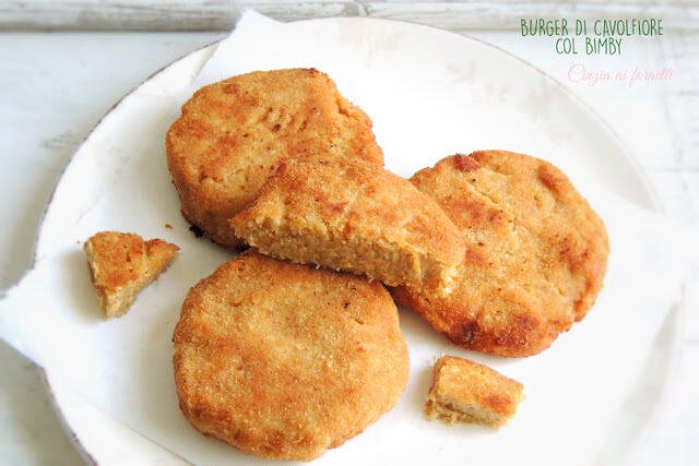 Burger di cavolfiore col Bimby